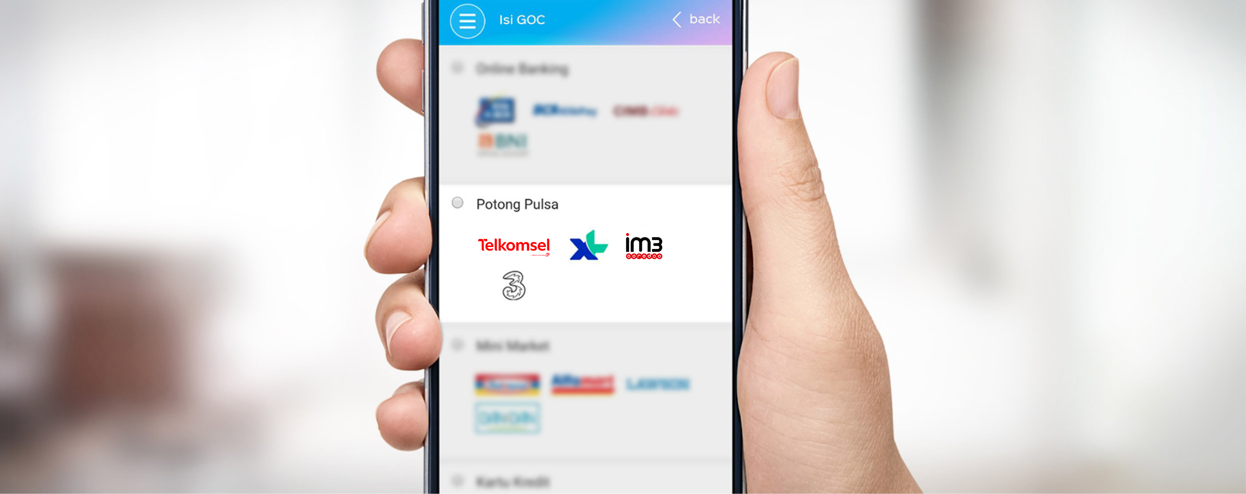 Directly top up from server to server with Ximpay